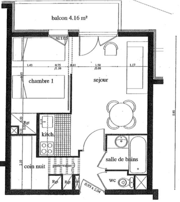 Pied Des Pistes, 2 Pieces, 6Pers, Piscine Et Sauna Risoul Exteriör bild